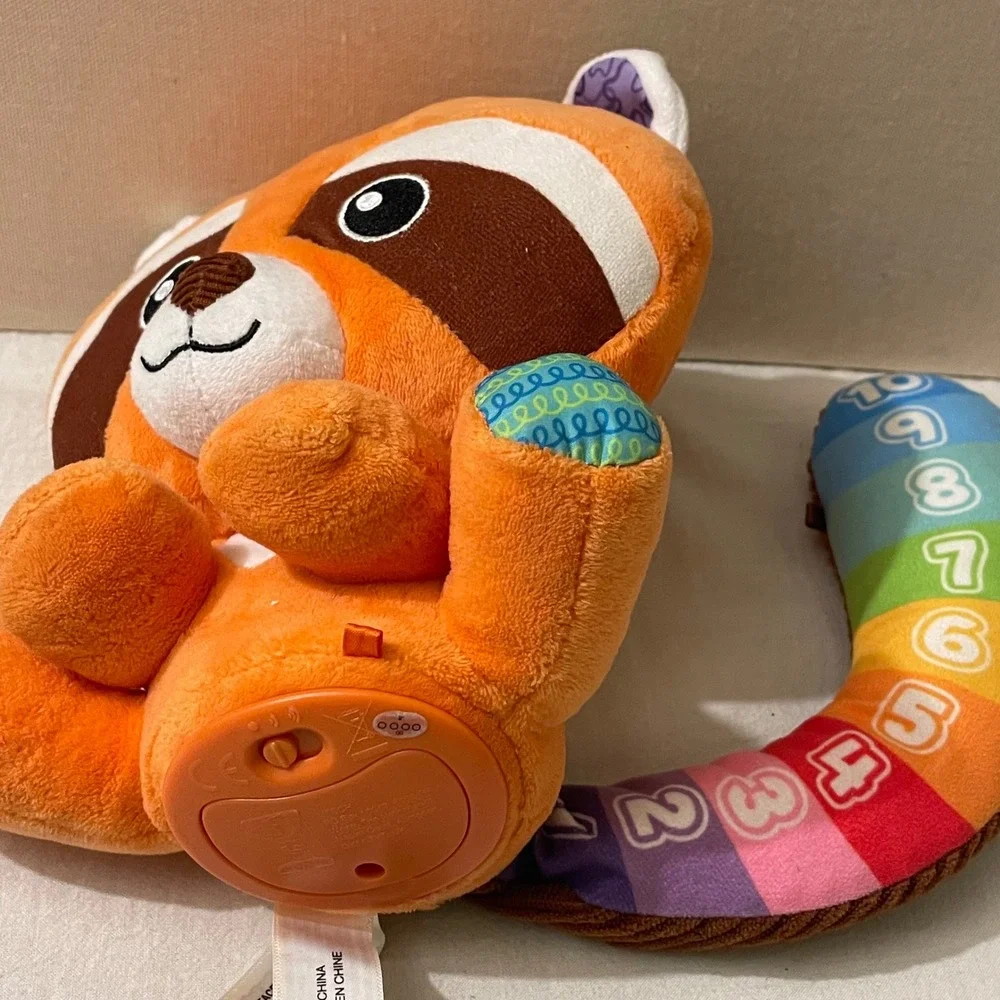 LeapFrog Colorful Counting Red Panda Orange Musical Learning Plush Toy 80-612100